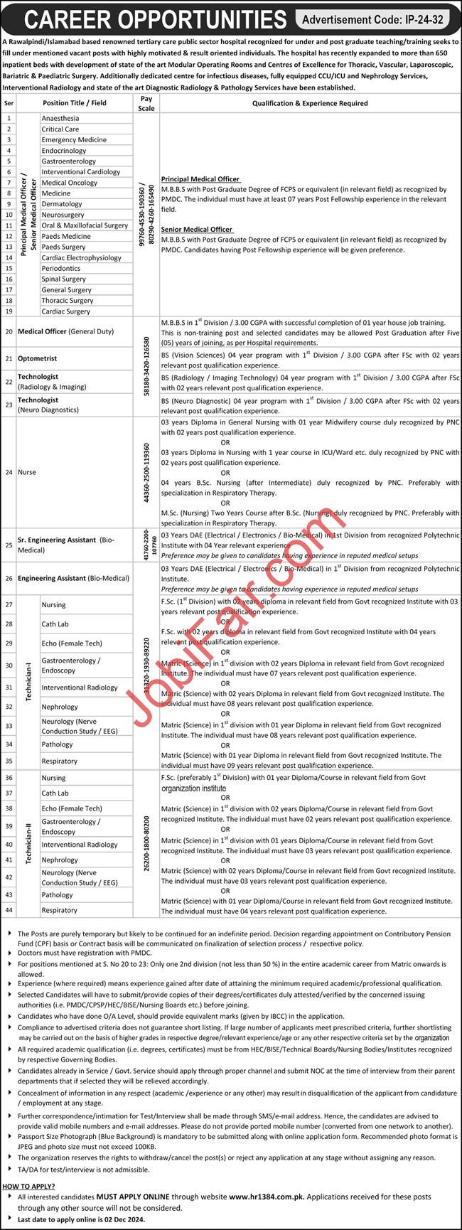 KRL Medical jobs 2024